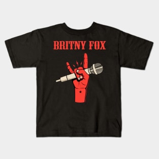 BRITNY FOX BAND Kids T-Shirt